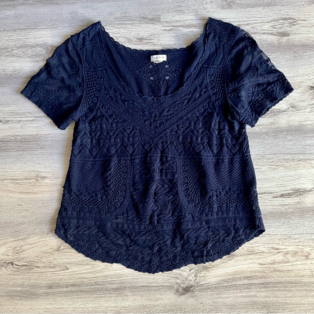 Meadow Rue Embroidered Top